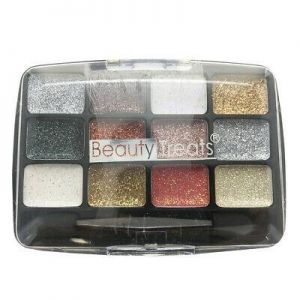BEAUTY TREATS 12 Colors Glitter Palette - Gemstone (3 Pack)