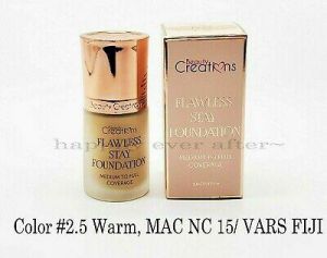 Beauty Creations Flawless Long Stay Foundation - Hydrating Vitamin E -Color #2.5