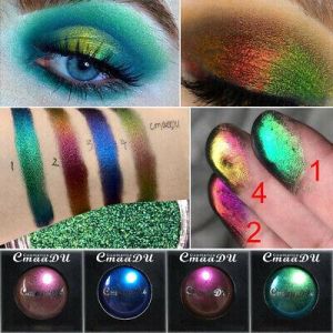 Women Holographic Glitter Eyeshadow Shimmer Eye Shadow Palette Makeup Beauty