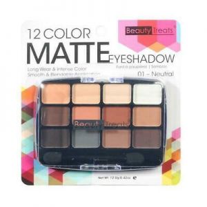 Beauty Treats 12 Color Matte Shimmer Sparkle Eyeshadow