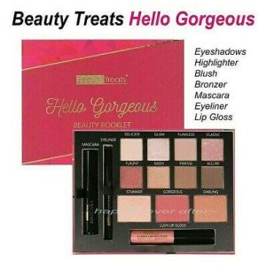 Beauty Treats Hello Gorgeous Beauty Booklet - Traveling Makeup Palette, New