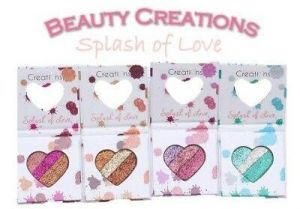Beauty Creations Splash of Love Glitter Eyeshadow Palettes