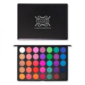 Evanese Beauty Makeup 35 Color High Pigment Eyeshadow Palette Rock Superstar