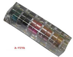 Mica Beauty   Mineral 5 Stacks Eye Shadow shimmer color:"A-viva Brown Eye"