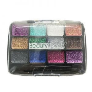 BEAUTY TREATS 12 Colors Glitter Palette - Electric (3 Pack)