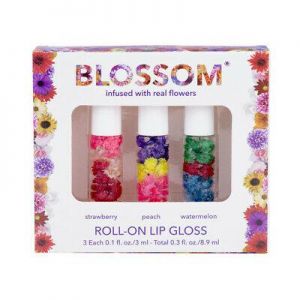 Blossom Beauty - 3 Piece Gift Set - Mini Roll-On Lip Gloss