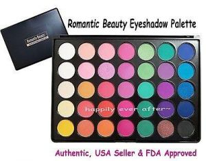 Romantic Beauty 35 Color Eye Shadow Palette- Highly Pigmented & New  #E302