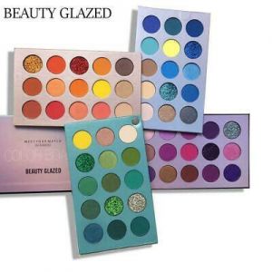 60 Colors Beauty Glazed Glitter Eyeshadow Palette Pigment Shimmer Metalic A9C6
