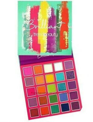 Trend beauty Brilliant 25 Color eyeshadow Palette, Pigmented colors *US Seller*