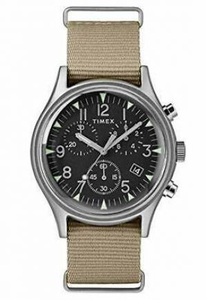Timex MK1 Aluminum Quartz Movement Black Dial Men's Watch TW2T10700