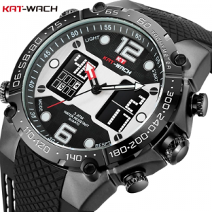 KAT-Wach Luxury Brand Watches Men Sports Watches Waterproof LED Digital Quartz M