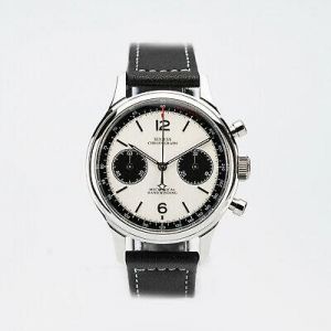 Sugess White Panda Chronograph ST1901 1963 Sapphire Seagull Movement Mechanical