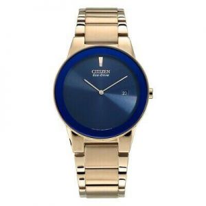 Citizen Eco Drive AU1066-80L Axiom Rose Gold Tone Stainless Steel Men's Watch