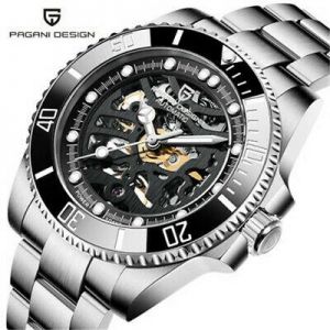 PAGANI New Men's Japan Automatic Mechanical Watch Stainless Steel Band