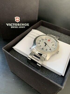 Victorinox Swiss Army 24972 Men's White Dial Field Watch - Used