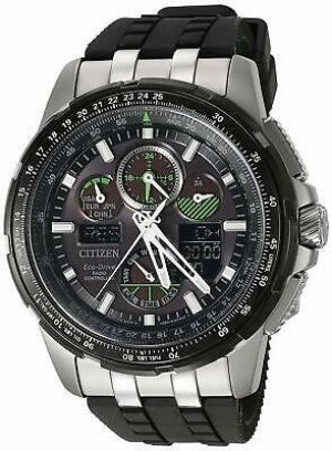 Citizen Skyhawk A-T Eco-Drive Movement Black Dial Men's Watch JY8051-08E