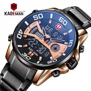 KADEMAN Fashion Sport Watch Men Quartz Digital Men Watches Top Brand Luxury Wate