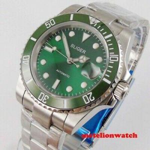 40mm Hulk Automatic Men's Watch Miyota 8215 NH35 auto date green dial sapphire