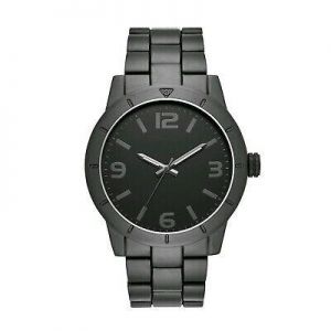 George Men's Oversized Matte Black Bracelet Watch