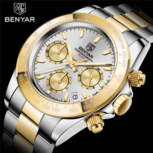 Benyar Brand Men Sports Quartz Watch Luxury Men Waterproof WristWatch