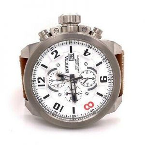 Men’s Invicta 18991 Corduba 50MM Japan Quartz Leather Band Watch! 138