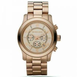 Michael Kors MK8096 Analog Sport Runway Rose Gold Men's Gents Quartz Watch