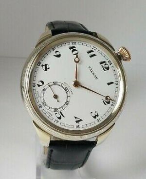 Tarnan 1910&#039;s Vintage Wristwatch Men&#039;s Gift, Metal Case, Porcelain Dial