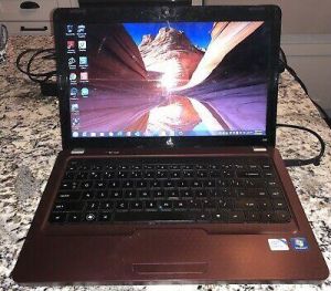 HP G42 Laptop, 4GB, 320GB, 14”, HDMI, Win 7 Professional , Wine + Laptop Bag
