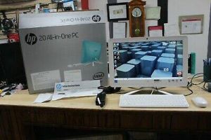 HP 20-c023w ALL IN ONE PC - PENTIUM - 500 SSD 8GB DVD-RW DREAMY TEAL