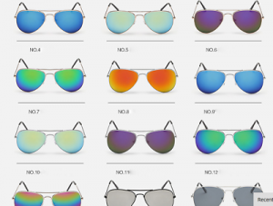 Classic Sunglasses Men Women Driving Pilot Eyewear Sun Glasses Mirror Aviator