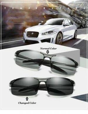 KH Change Color Photochromic Sunglasses Men Women Titanium polarized Sun Glasses
