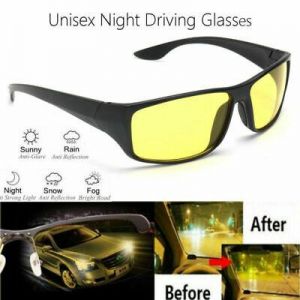 Driving Glasses UV Protection Anti Glare Night Vision Goggles Safety Sunglasses