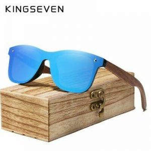 KINGSEVEN Natural Wooden Sunglasses Men Polarized Fashion Original Sun Glasses