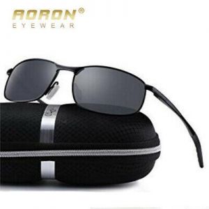 Mens Polarized Photochromic sunglasses Pilot Sport Driving Chameleon Eyewear