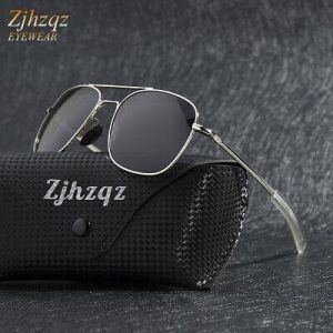 Men Square Pilot Military Polarized Sunglasses Driving Outdoor Sport Eyewars New