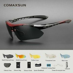 COMAXSUN Bike Professional Polarized Cycling Glasses Sports Sunglasses UV400