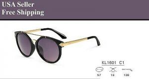 New Polarized Retro Sunglasses Mens Womens Vintage Metal Half Frame Glasses UVB