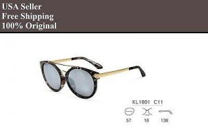 New Polarized Retro Sunglasses Mens Womens Vintage Metal Half Frame Glasses UVB