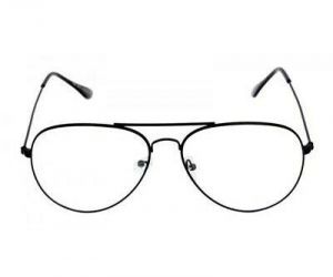 Men CLASSIC VINTAGE RETRO Style Clear Lens EYE GLASSES Large Black Fashion Frame