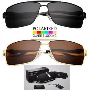 Men Polarized Pilot Sunglasses Outdoor Driving Sun Glasses Case Sport Eyewear