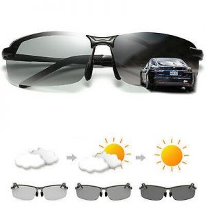 Polarized Men's Photo-chromatic Sunglasses Outdoor Driving Fishing Sport Eyewear