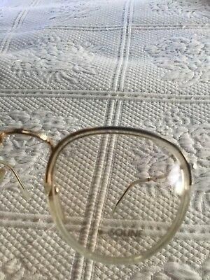 Soline eyeglasses, glasses. Large, near round, clear frame. Excellent condition.