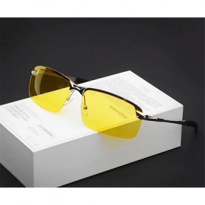 Men&#039;s Sunglasses Alloy Uv400 Driv Night Vision Goggles Driving Male Driving