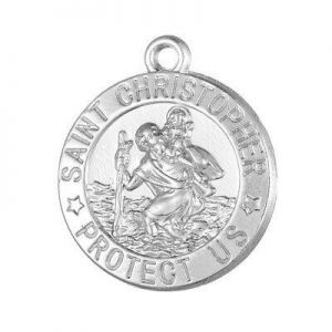 St Saint Christopher Protect Us Charm Pendant Necklace Bracelet Jewllery- HD067