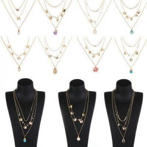 Fashion Crystal Rhinestone Butterfly Pendant Necklace Clavicle Choker Jewllery~~