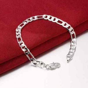 Figaro Chain Bracelet Anklet 925 Silver Ankle Jewllery Foot Women Girl's Beach
