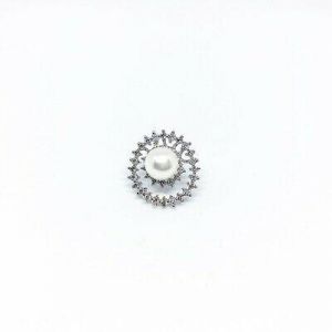 SALE Earrings Stud Pearl Rhinestone Silver Plated Luxury Wedding Jewllery