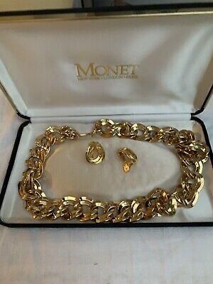 Superior Quality Collection Of Monet Jewllery Signed Necklaces Earrings 1980’s