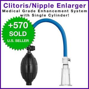 Breast Nipple Clitoris Suckers Enlarger Bigger Vacuum Enhancement System Pump