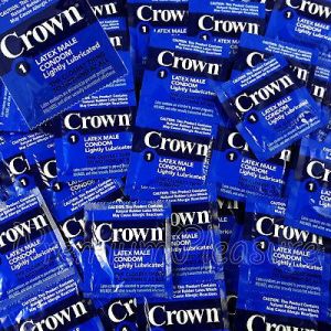 Okamoto CROWN Lightly lubricated condoms * Skinless skin * Super thin Sensitive
